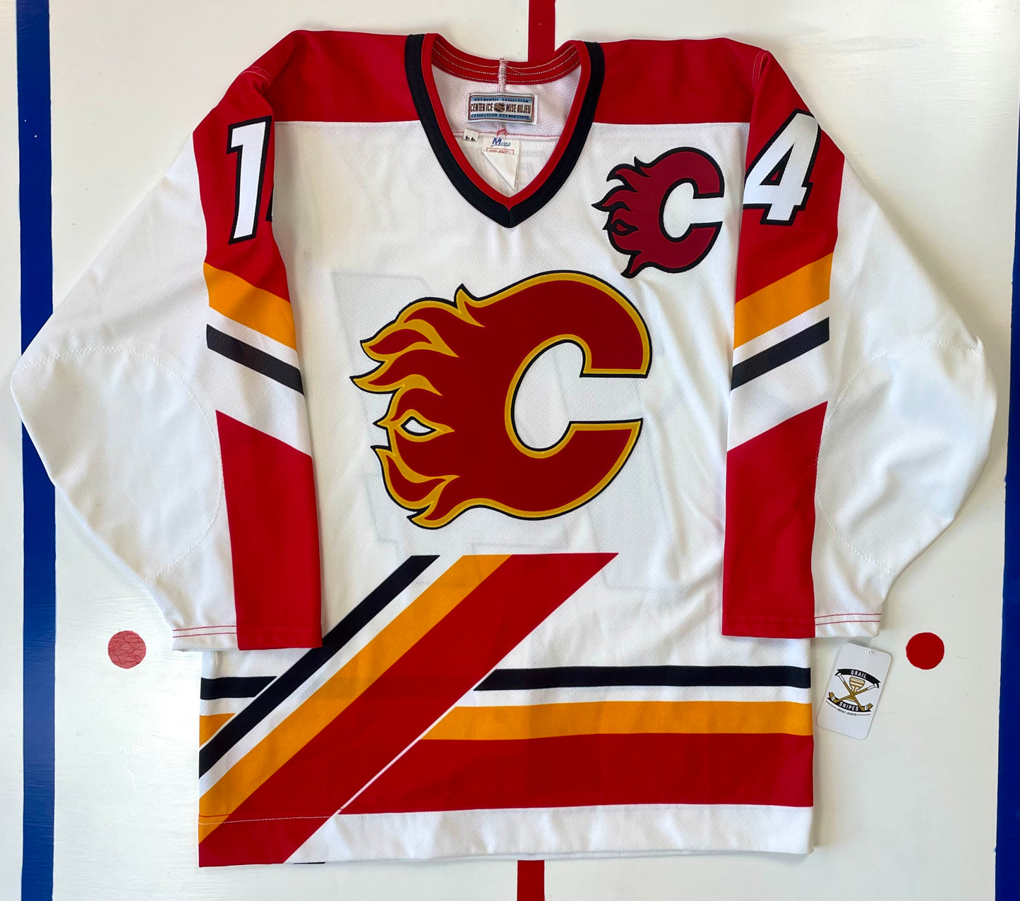 Calgary Flames 1996-1997 Theoren Fleury NHL Hockey Jersey (44/Medium)