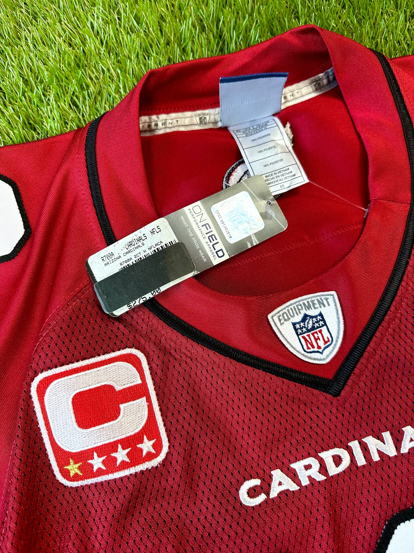 Arizona Cardinals Kurt Warner 2008 Super Bowl XLIII NFL Football Jersey (48/Large)