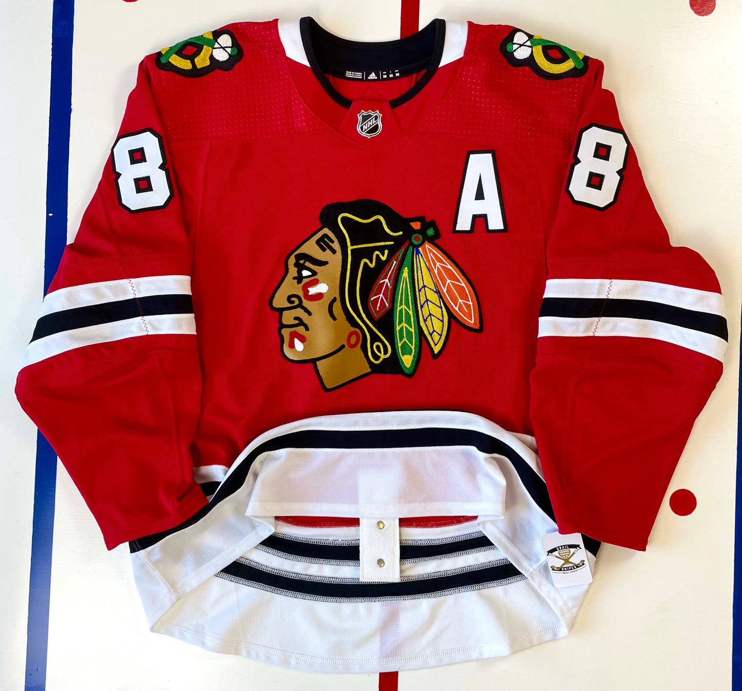 Chicago Blackhawks 2019-2021 Patrick Kane Hockey Jersey (58/XXXL)