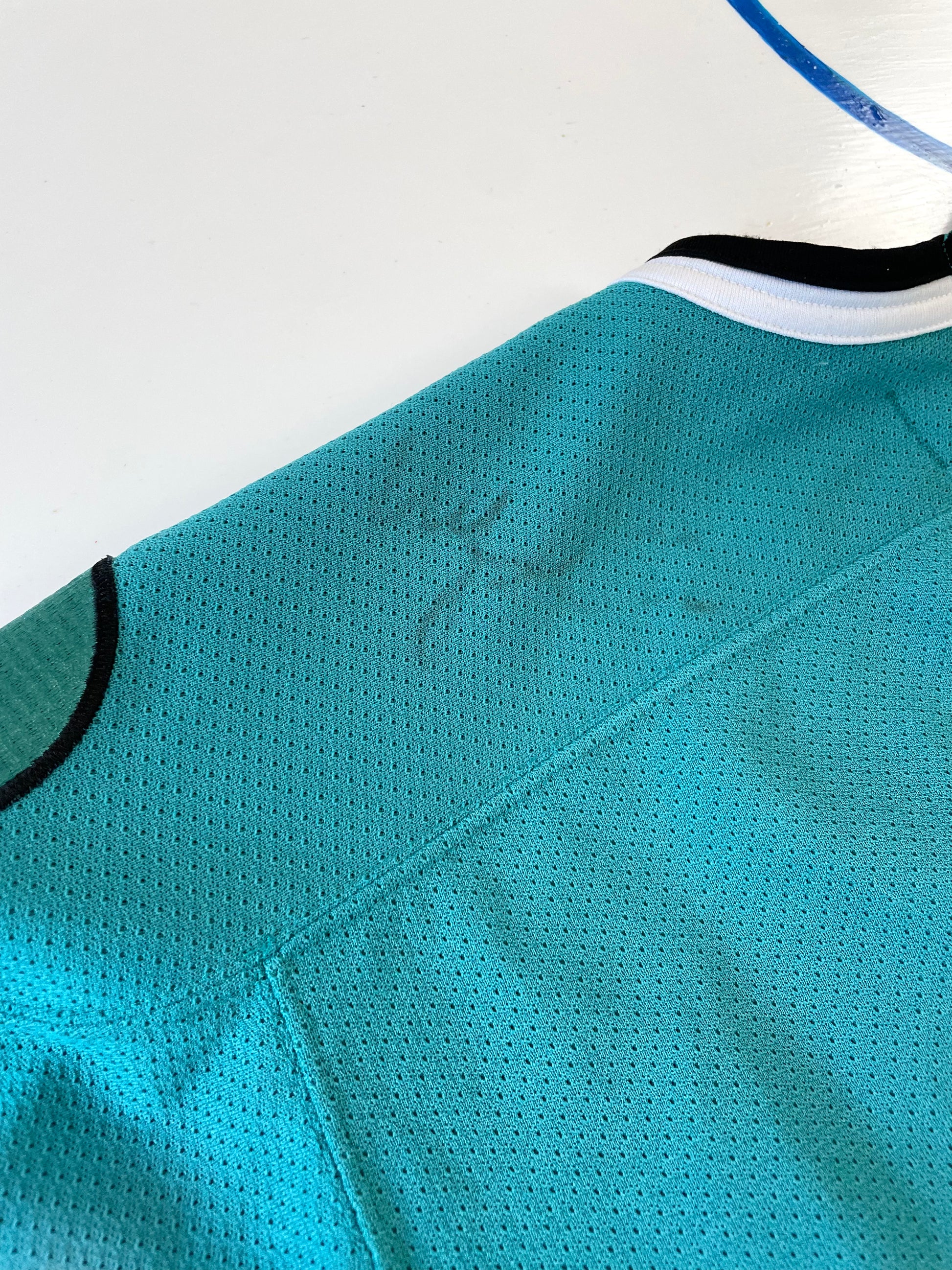 1996 Nike San Jose Sharks zipper collar Prototype: a grail find! :  r/hockeyjerseys