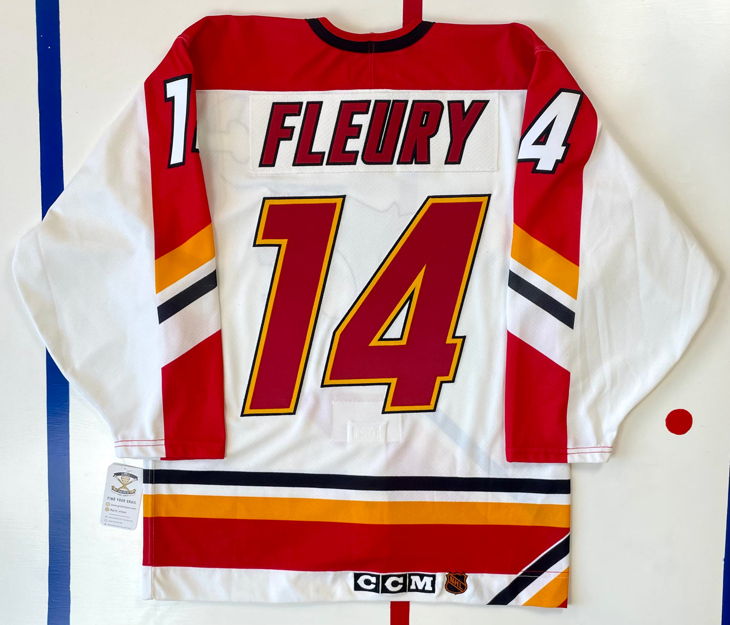 Calgary Flames 1996-1997 Theoren Fleury NHL Hockey Jersey (44/Medium)