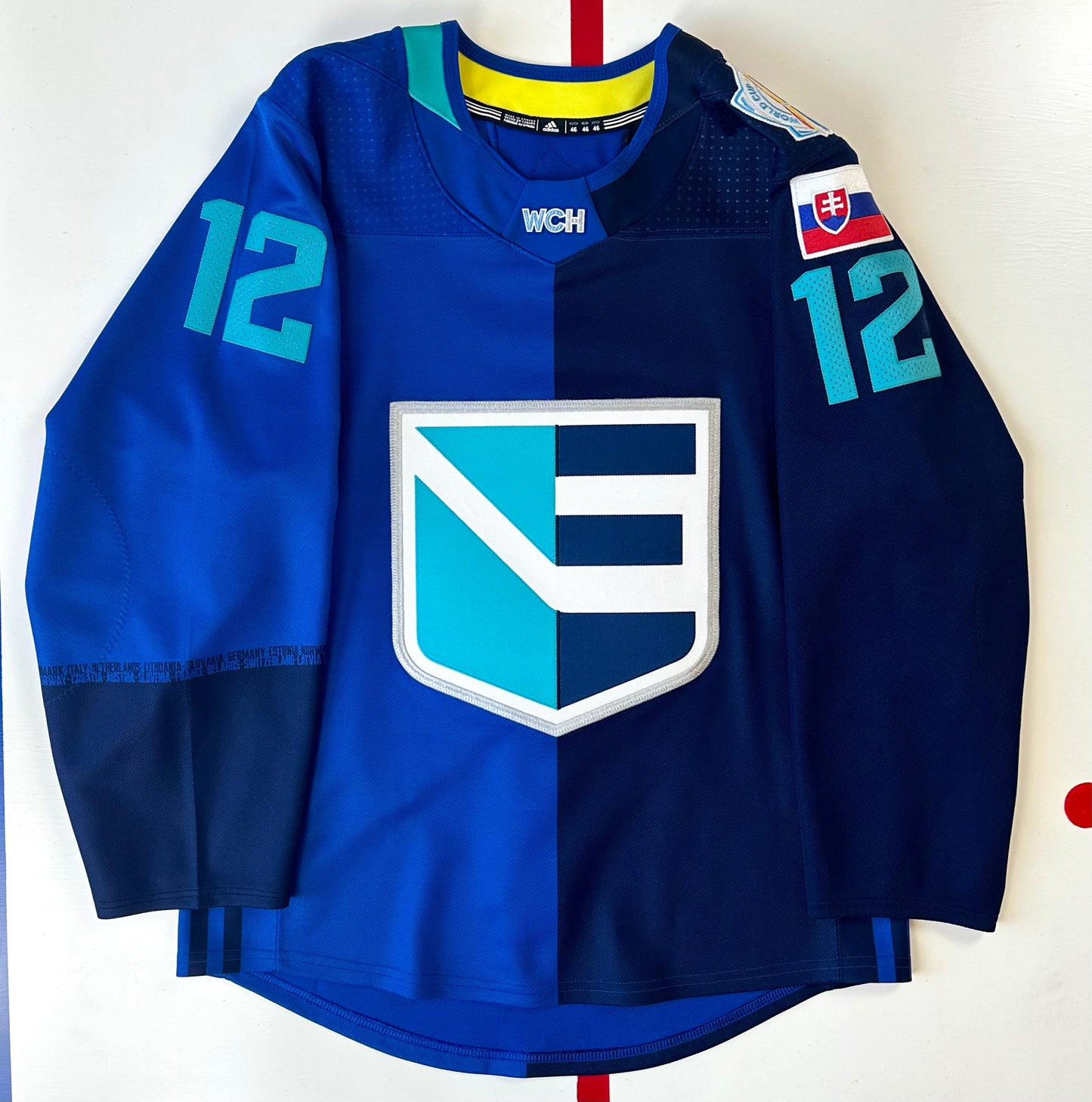 Marian Gaborik 2016 World Cup of Hockey Team Europe Slovakia Hockey Jersey (46/Small)