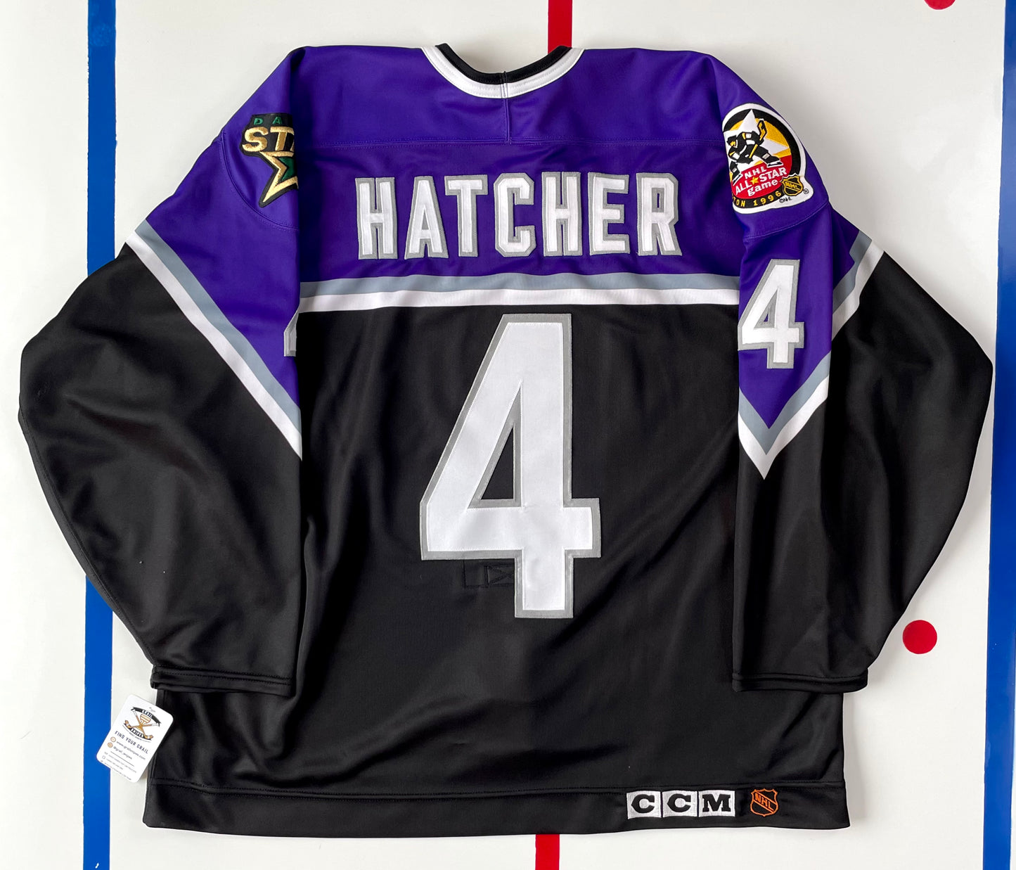 Kevin Hatcher 1996 NHL All-Star Game Western Conference Jersey (56/XXL)