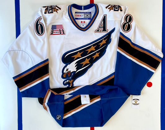 Washington Capitals 2001 -02 Jaromir Jagr “Screaming Eagle” Hockey Jersey (48/Large)
