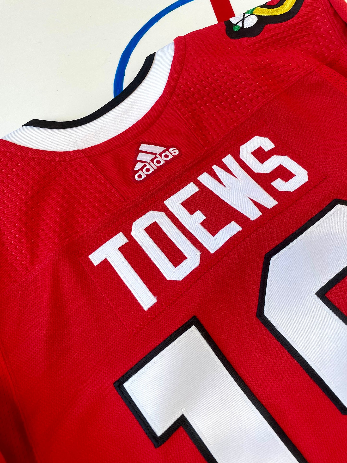 Chicago Blackhawks 2017-2019 Jonathan Toews Hockey Jersey (58/XXXL)
