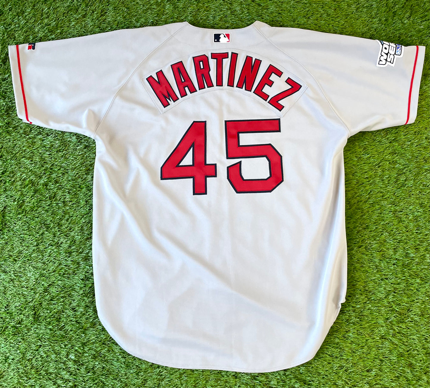 Boston Red Sox Pedro Martinez 2004 World Series MLB Baseball Jersey (48/XL)