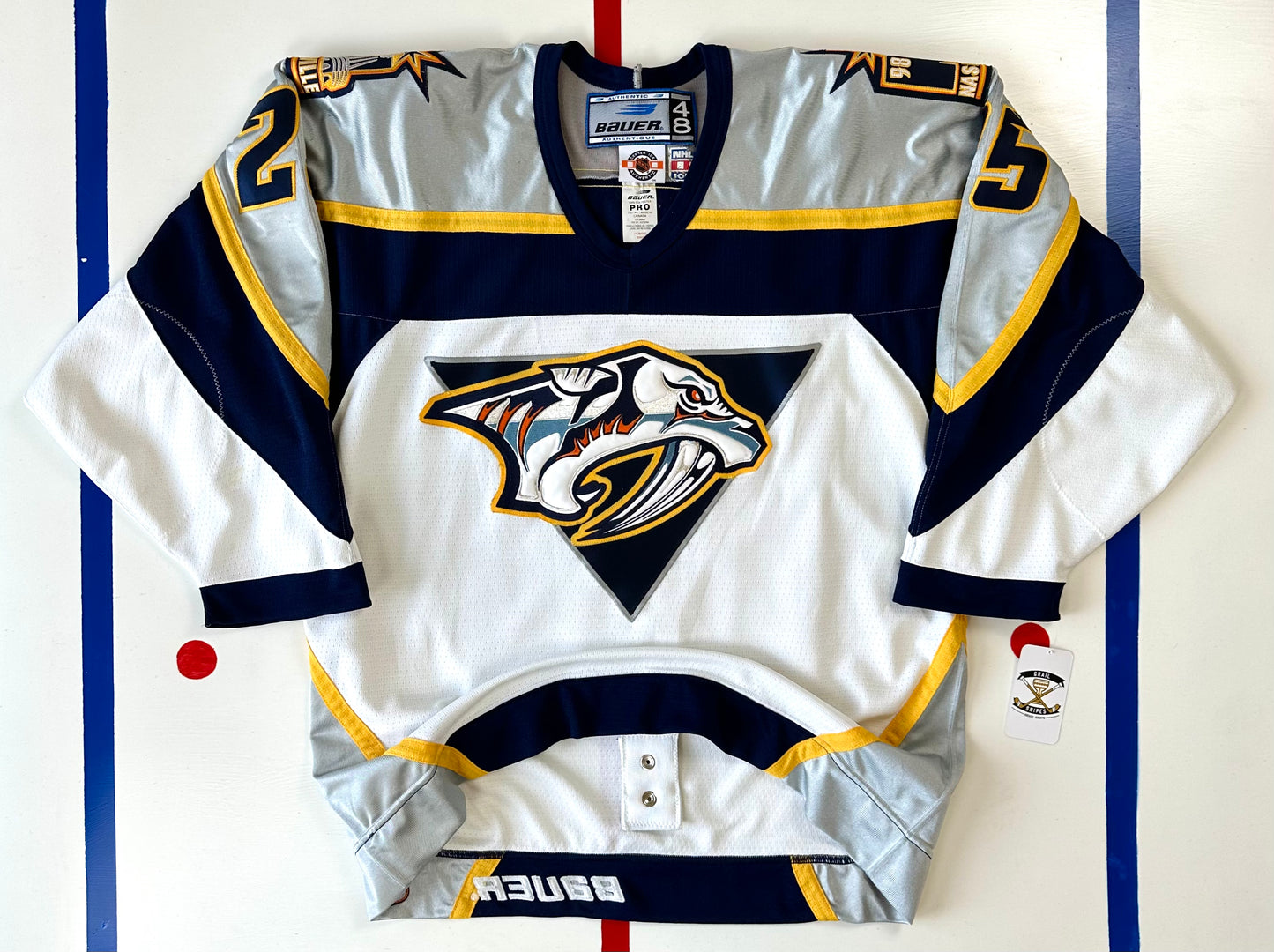 Nashville Predators 1998-1999 Sergei Krivokrasov NHL Hockey Jersey (48/Large)