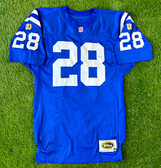 90's Marshall Faulk Indianapolis Colts Wilson Authentic NFL Jersey