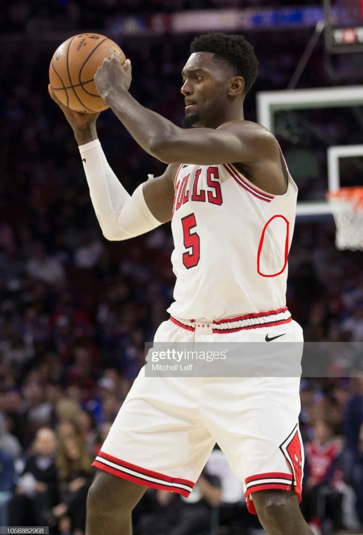 Chicago Bulls Bobby Portis 2018-19 Game Worn NBA Basketball Jersey (52/XXL)