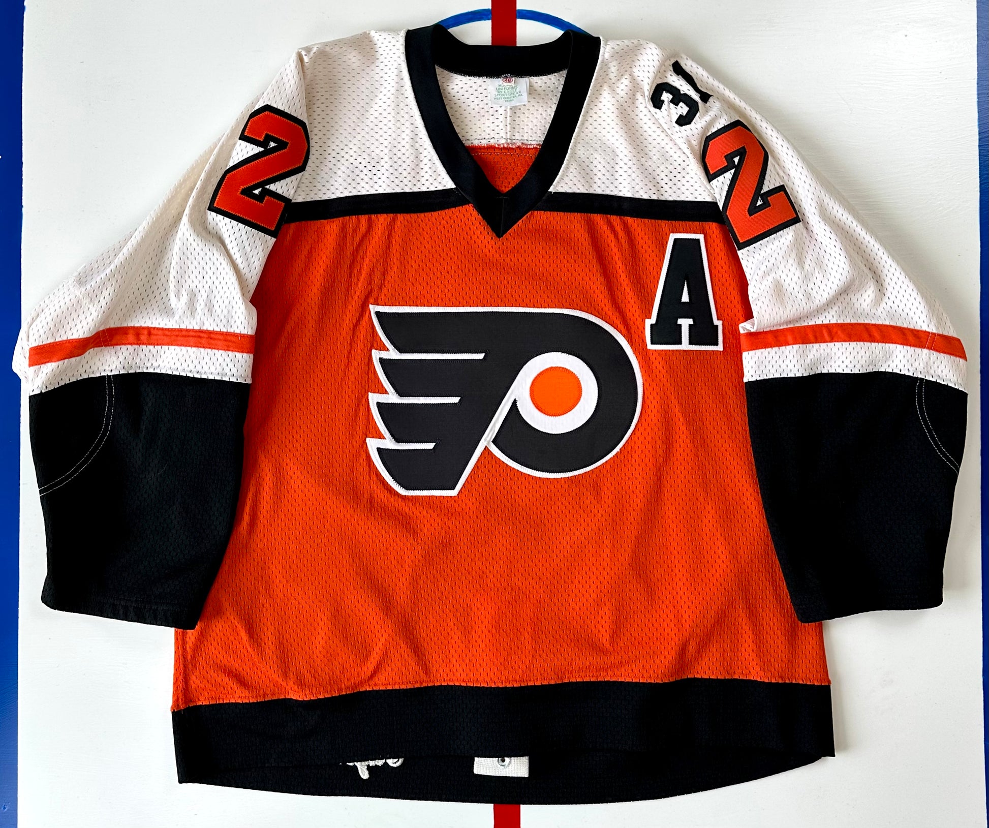 Philadelphia Flyers Retro NHL Jersey #45 Size: 48