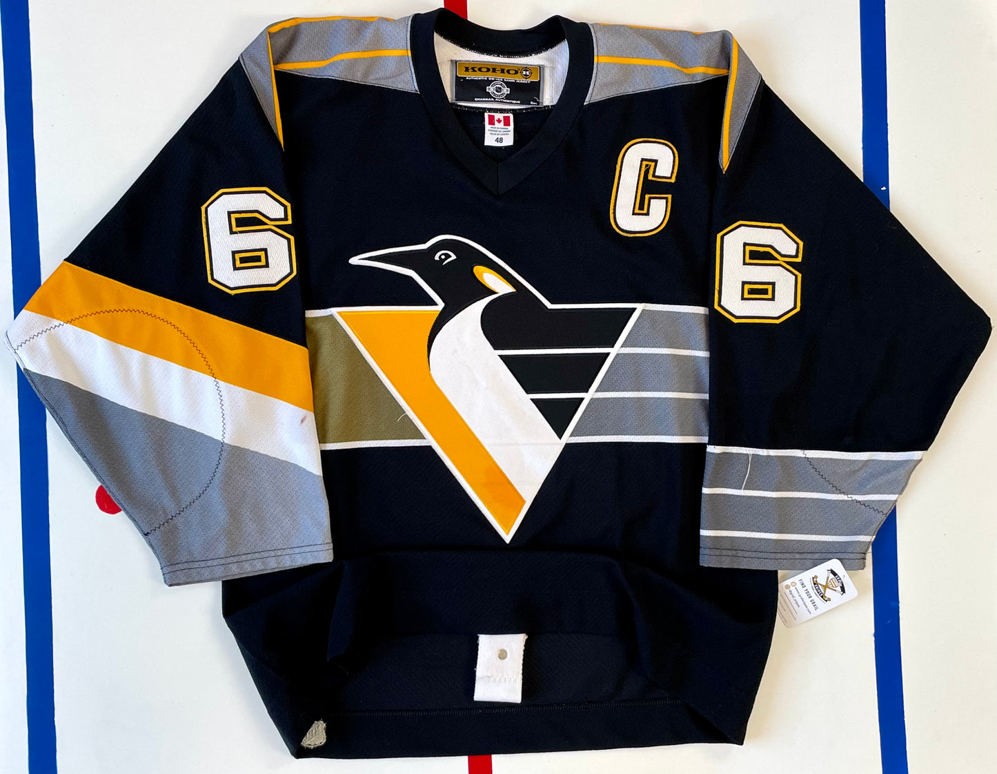 Pittsburgh Penguins 2001-02 Mario Lemieux Hockey Jersey (48/Large)
