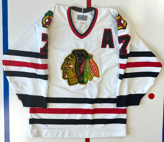 Chicago Blackhawks 1990-1993 Chris Chelios NHL Hockey Jersey (44/Medium)