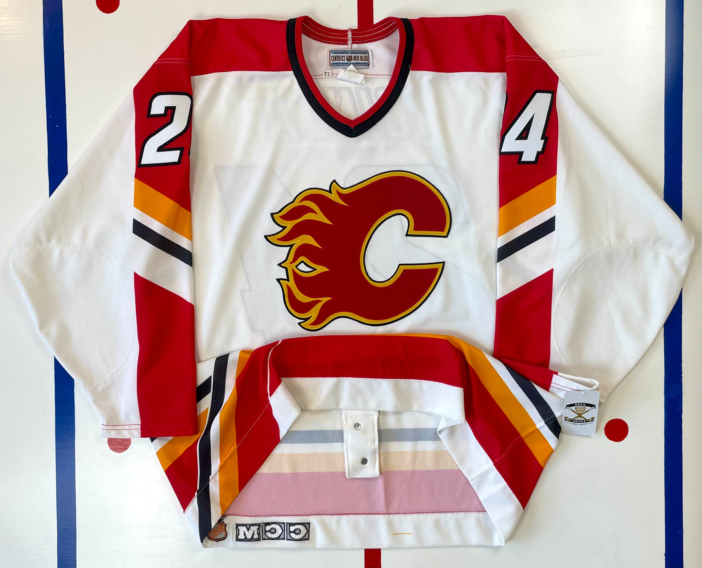 Calgary Flames 1996-1997 Jarome Iginla NHL Hockey Jersey (52/XL)