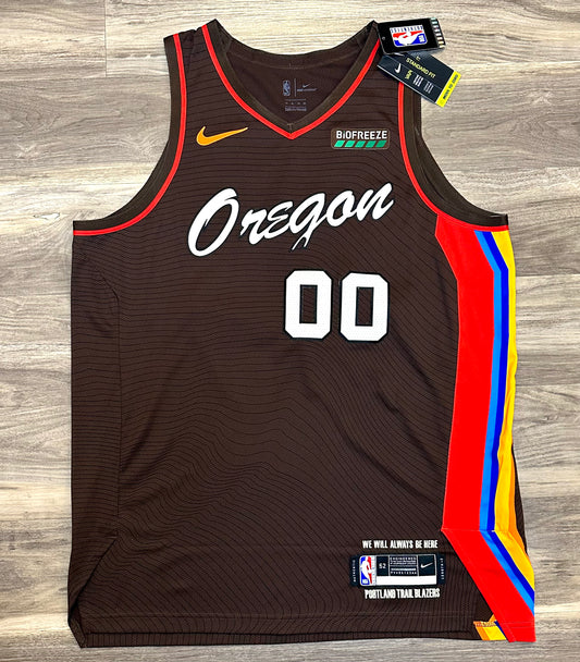 Portland Trail Blazers Carmelo Anthony 2020-2021 Oregon City Edition NBA Basketball Jersey (52/XL)