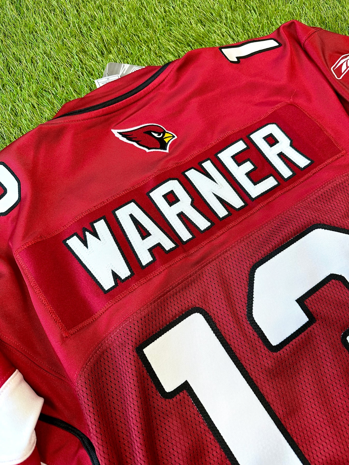 Arizona Cardinals Kurt Warner 2008 Super Bowl XLIII NFL Football Jersey (48/Large)
