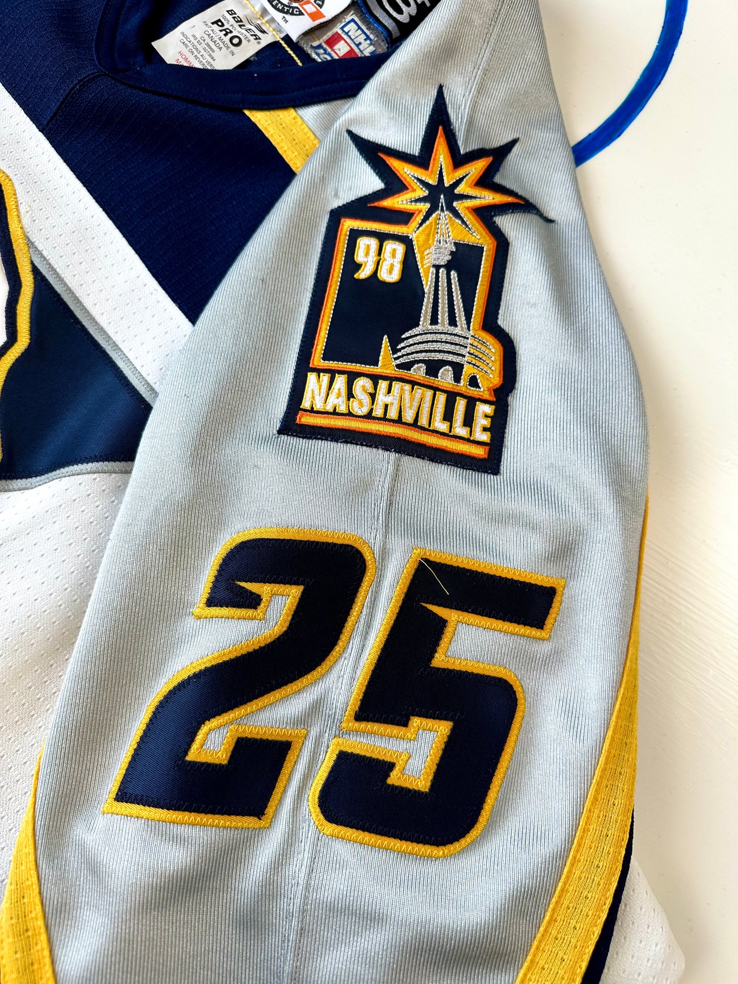 Nashville Predators 1998-1999 Sergei Krivokrasov NHL Hockey Jersey (48/Large)